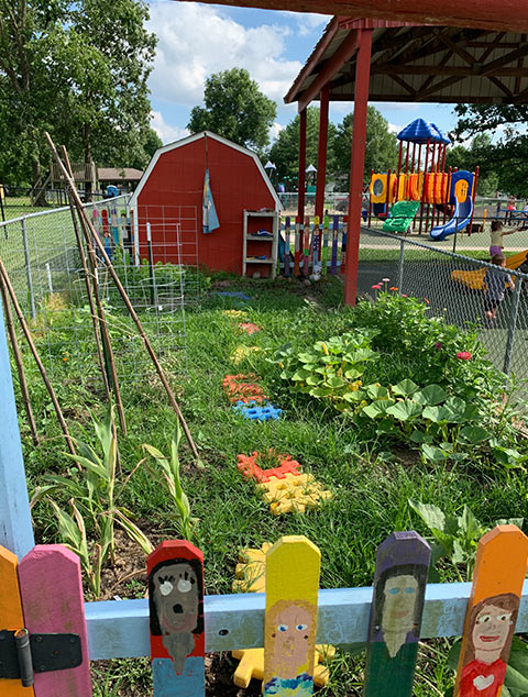 Playground at Robin's Nest Learning Center in Carterville, Illinois
