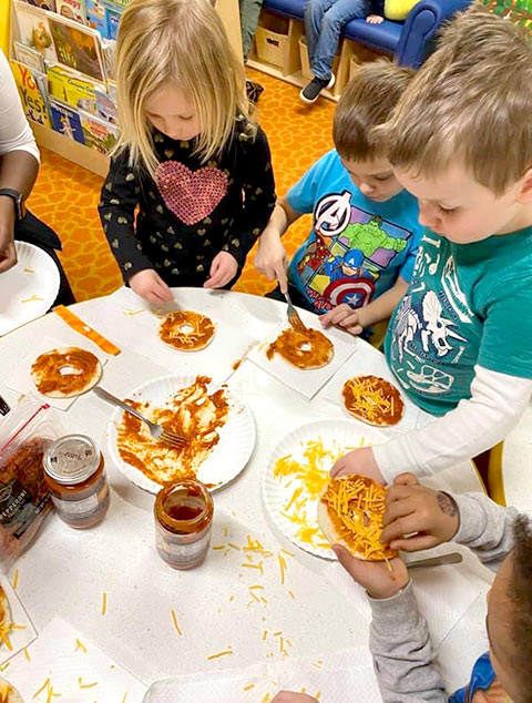 Pre-K Advanced - Kids playing at Robins Nest Learning Center