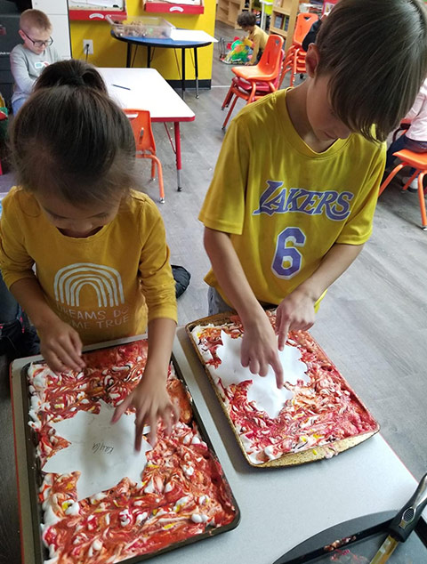 School-Aged - Students playing at Robins Nest Learning Center